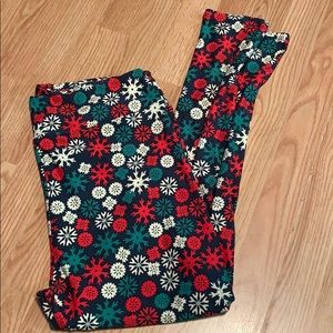 NWOT Lularoe Christmas leggings